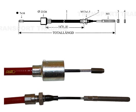 Bromsvajer Alko 1310/1530 H23